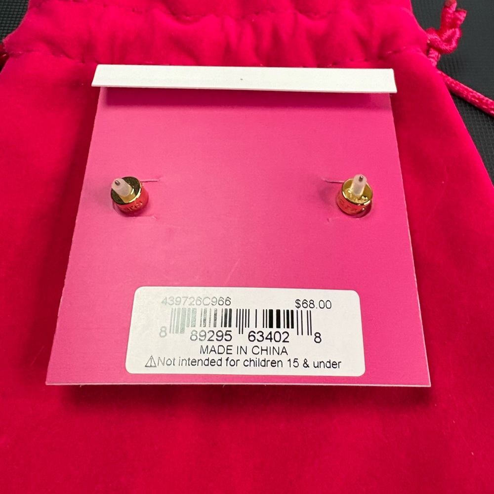Kurt Geiger London Eagle Stud Earrings | Multicolor Crystal | NWT - Picture 2 of 6